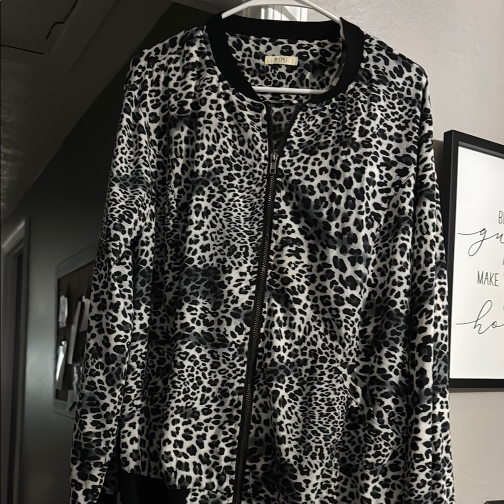 Leopard Print Women's Jacket